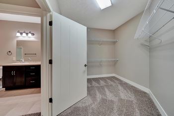 Large walk-in closets*